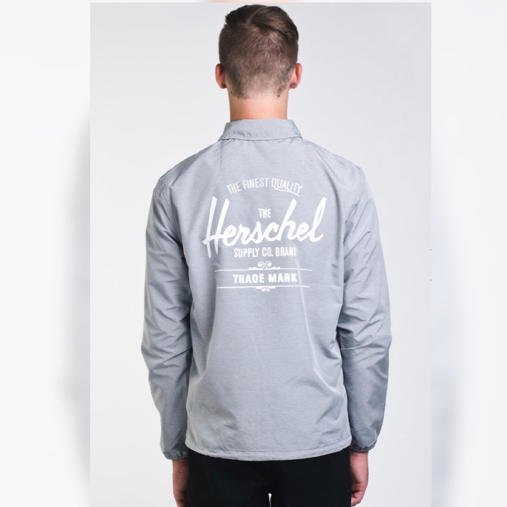 Herschel Supply Powder Blue Men’s Windbreaker Sz M